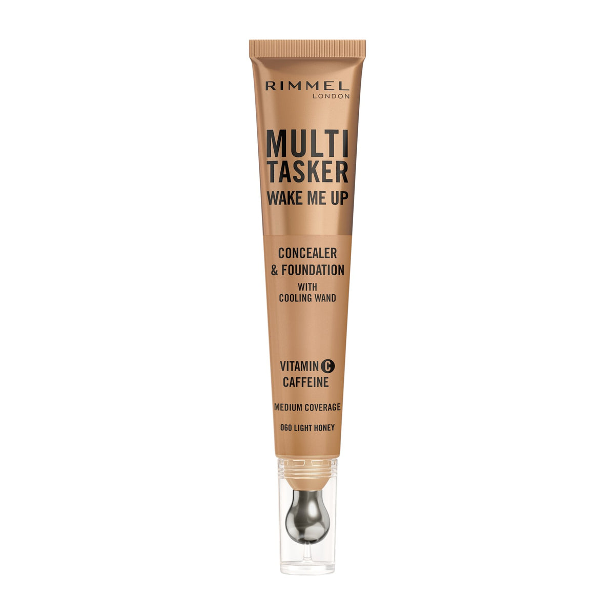 Rimmel Multi-tasker Wake Me Up Correttore & Fondotinta Formula Vegana 060 Light Honey 20ml-1