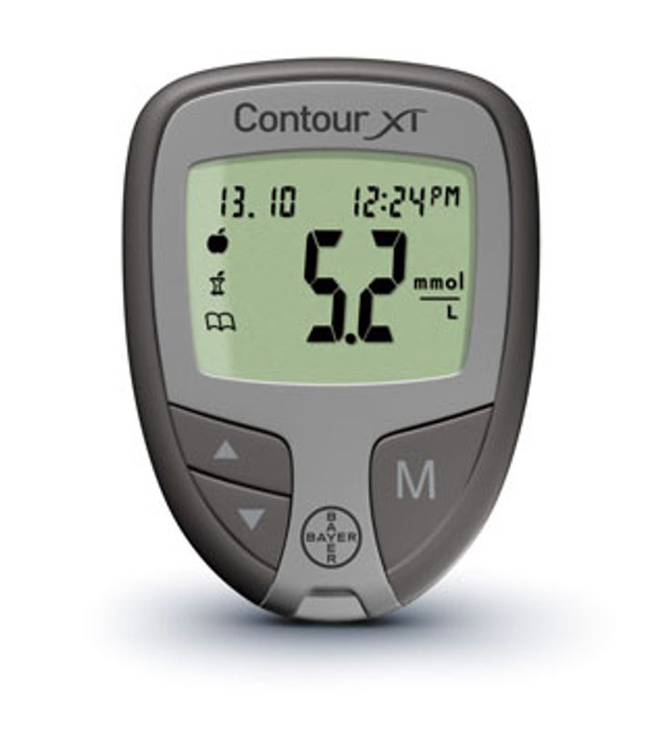 Bayer Contour XT misuratore di glicemia + 10 strisce reattive per la glicemia-1