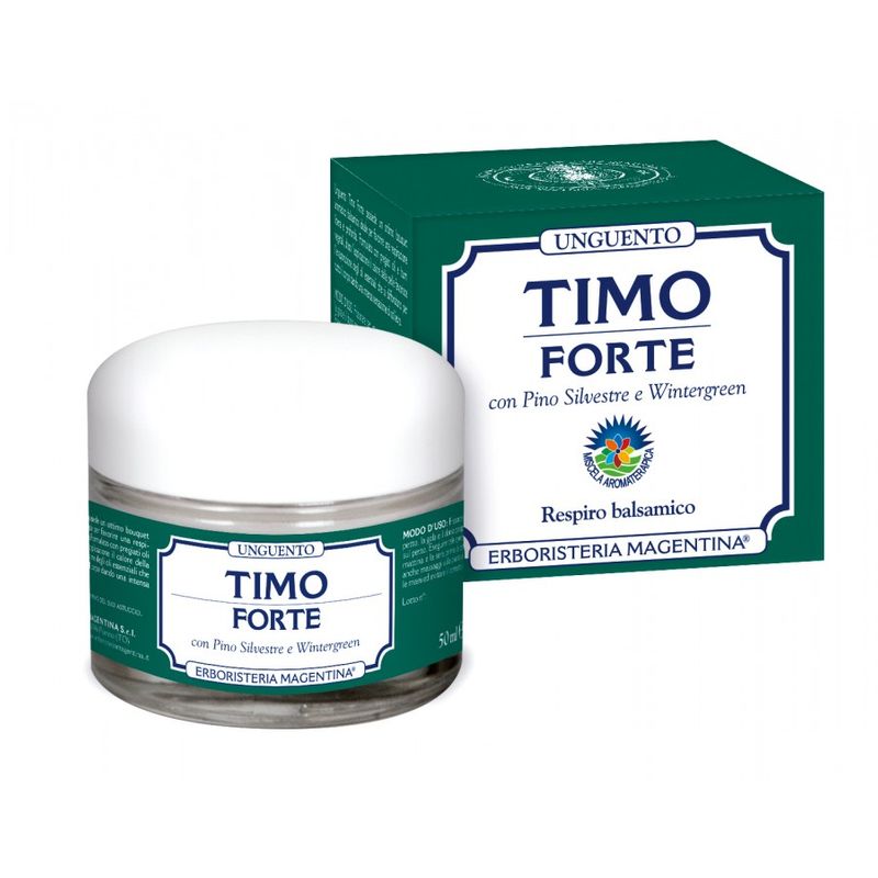 Unguento Timo Forte Respiro Balsamico Decongestiona Le Vie Respiratorie 50ml-1