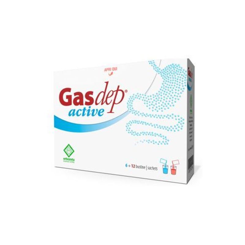 Gasdep Active Equilibrio Della Flora Intestinale 6+12 Bustine-1
