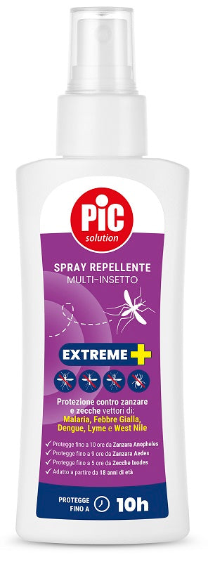 Pic Solution Spray Repellente Multi-insetto Extreme+ 100 ml