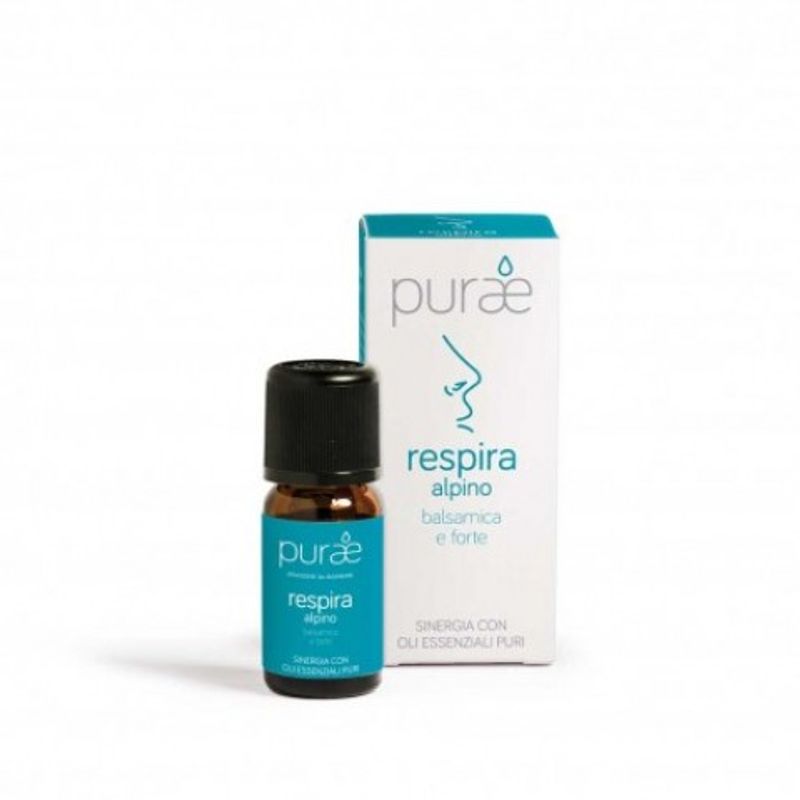 Purae Respira Alpino Balsamica e Forte Oli Essenziali 10ml-1