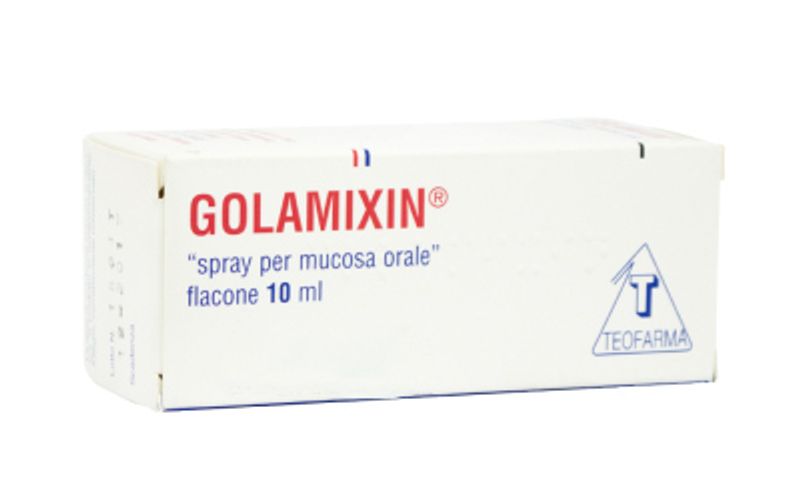 Golamixin Spray Orofaringeo Stomatiti Batteriche 10ml-1