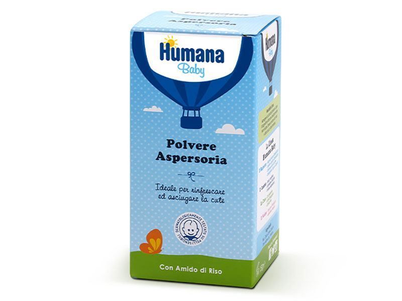Humana Baby Polvere Aspersoria Ideale Per Asciugare e Rinfrescare la Cute 150gr-1