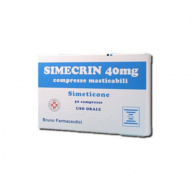 Simecrin 50 Compresse Masticabili Meteorismo 40mg-1