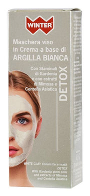 Winter Maschera Viso in Crema a Base di Argilla Bianca Detox 50ml-1