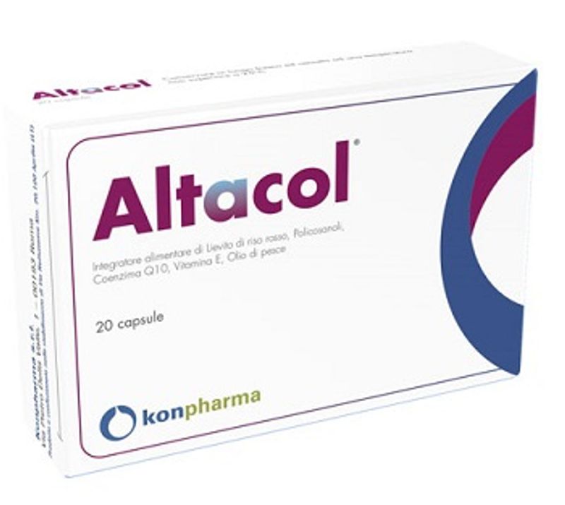 Altacol Integratore alimentare Colesterolo 20 Capsule-1