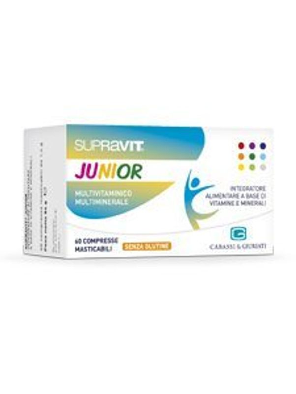 Supravit Multi Junior Integratore Alimentare a base di Vitamine e Minerali 60 compresse-1