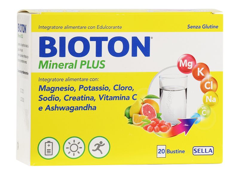 Bioton Mineral Plus Integratore Alimentare a base di Sali Minerali 20 bustine-1