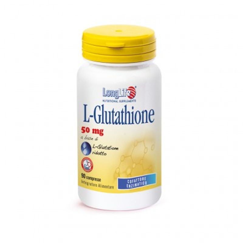 Longlife L-Glutathione Integratore Alimentare per l'invecchiamento 90 compresse-1