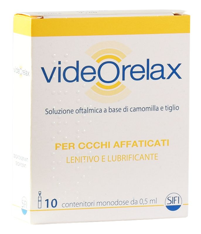 Video Relax 0,5ml per occhi affaticati 10 contenitori monodose-1
