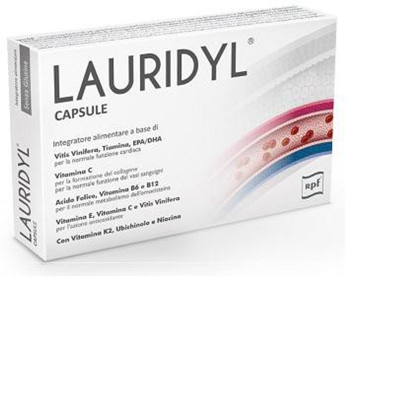 Lauridyl integratore alimentare per il cuore e la pressione 20 capsule-1