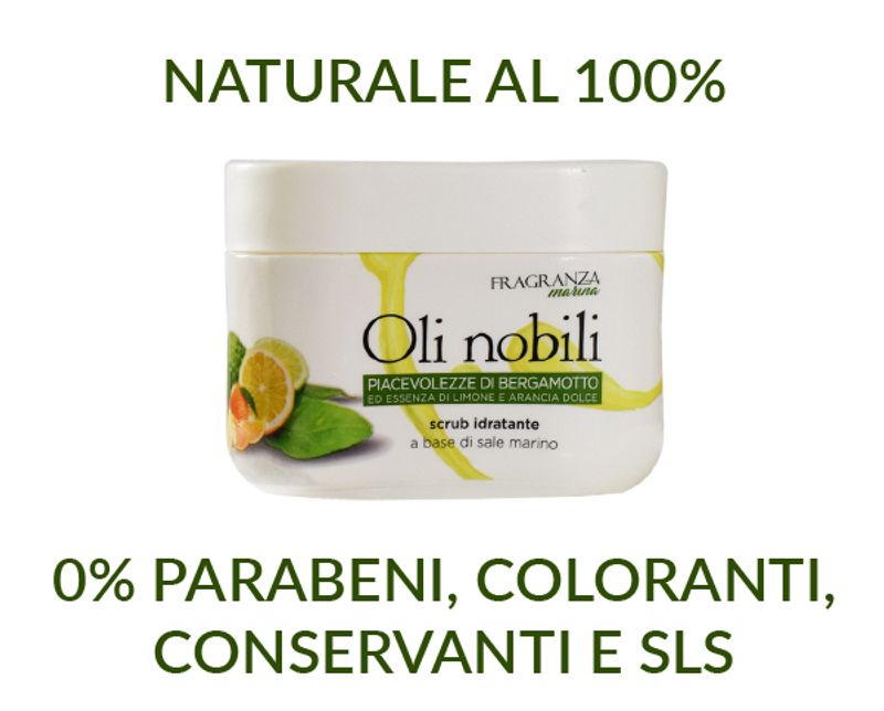 Oli Nobili Piacevolezze di Bergamotto Scrub idratante 500gr-1