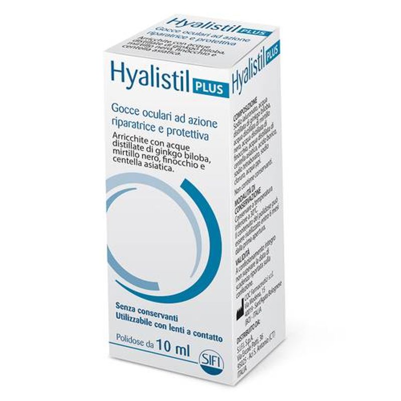 Hyalistil Plus gocce oculari ad azione riparatrice e protettiva 10ml-1