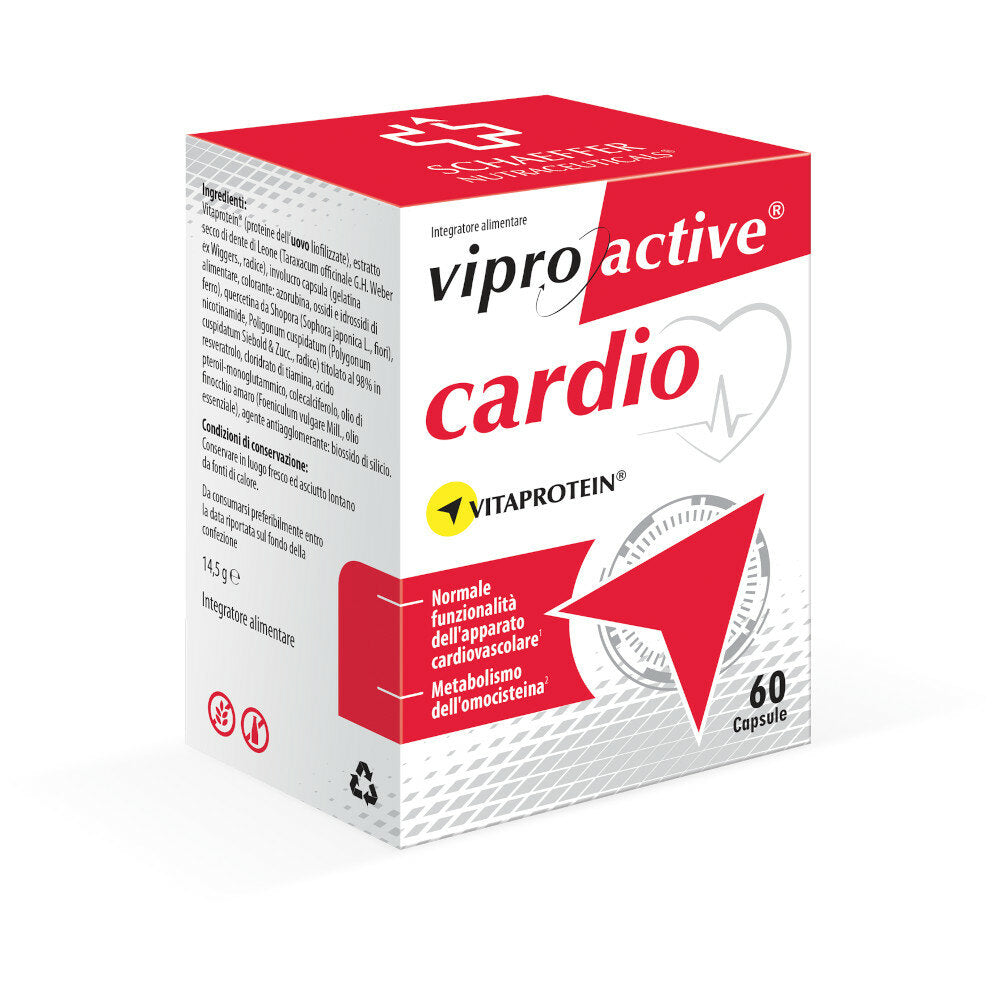 Viproactive Cardio utile per l'apparato cardiovascolare 60 Capsule-2