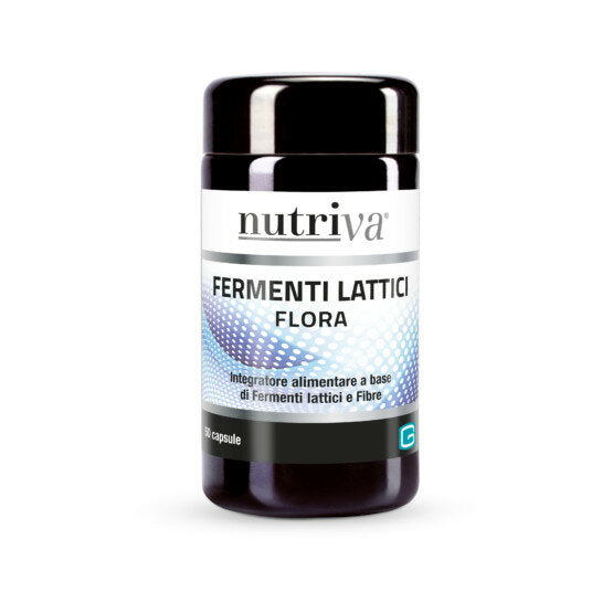 Nutriva Flora integratore fermenti lattici 50 capsule-2