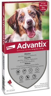 Advantix Spot-on per cani da 10 a 25kg 4 pipette (4 x 2,5ml)-2