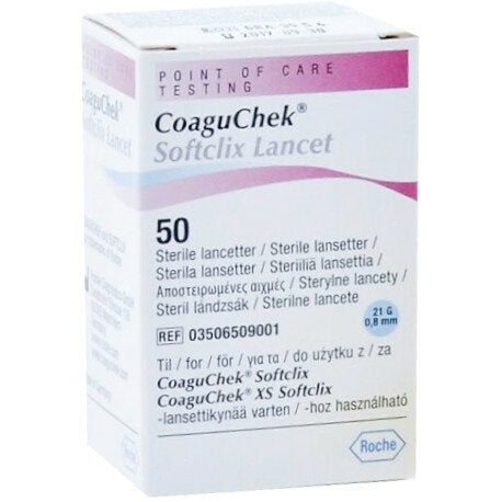 CoaguChek Softclix Lancette - 50 lancette per misuratori CoaguChek-2