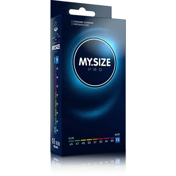 My.Size Pro 10 Preservativi 72mm-1