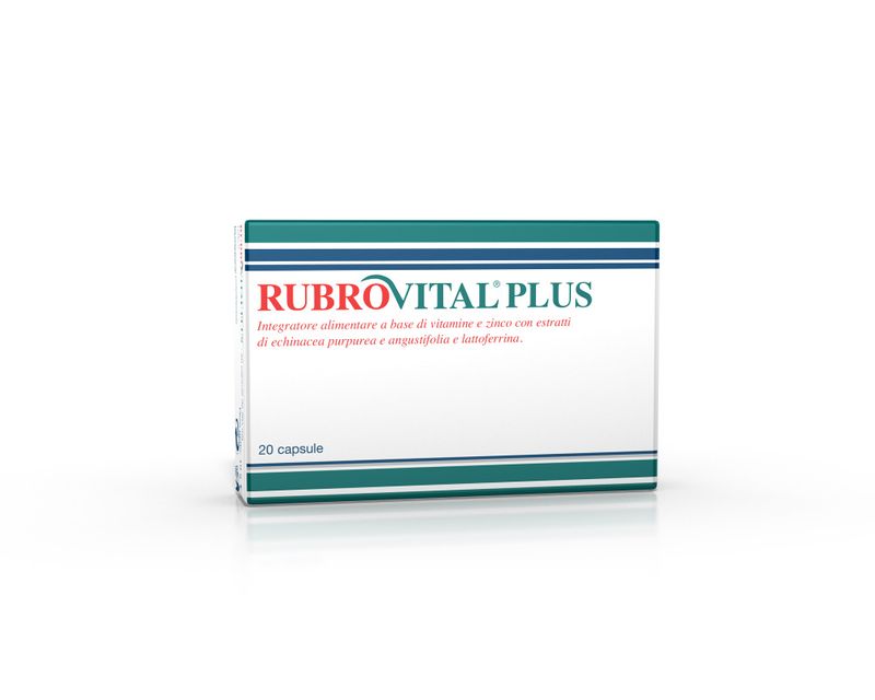 Rubrovital Plus integratore alimentare utile per il sistema immunitario 20 capsule-1
