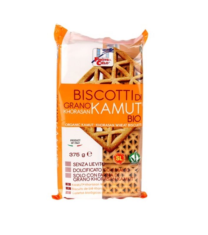 Biscotti di Kamut Bio senza lievito 375g-1