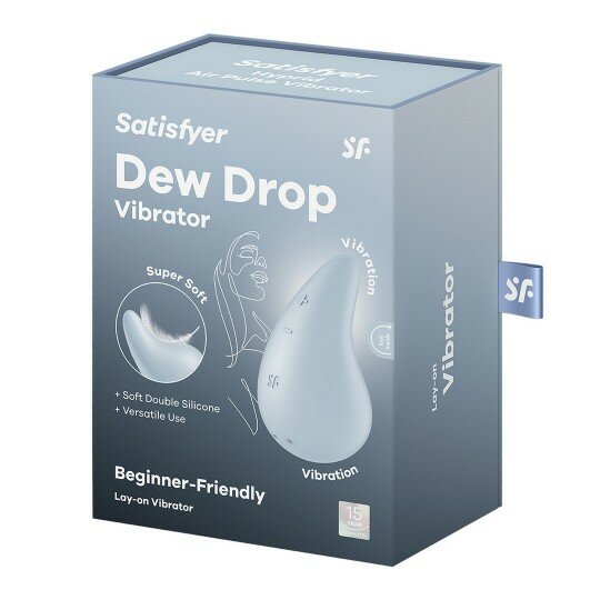 Satisfyer Dew Drop Stimolatore Clitorideo Blu-5