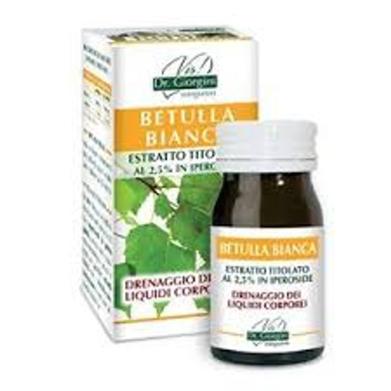 Dr. Giorgini Betulla Bianca Estratto Titolato integratore alimentare drenante 60 pastiglie-1