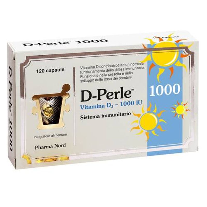 D-Perle 1000 integratore alimentare utile per le difese immunitarie 120 perle-1
