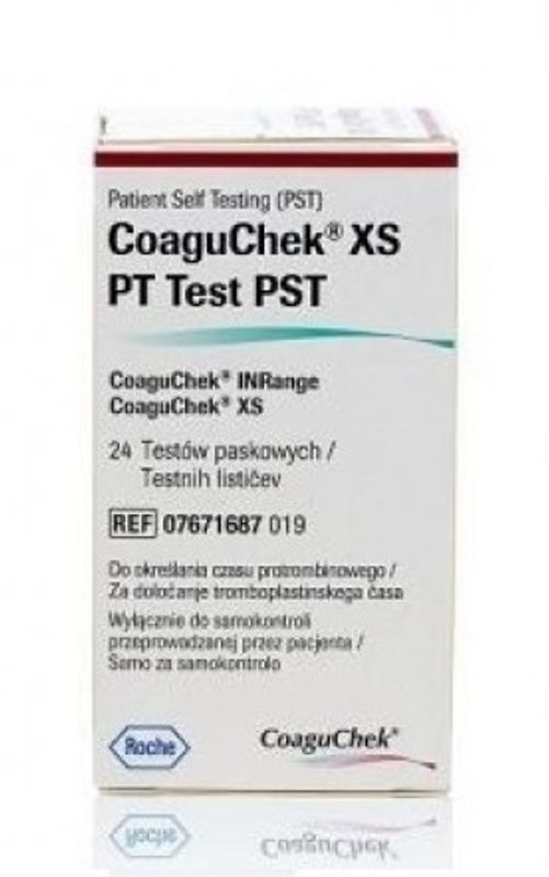 Coaguchek XS PT Test PST 24 strisce reattive-1