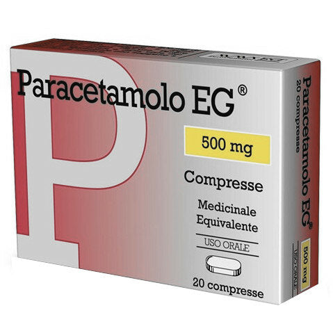 Paracetamolo EG dolore e febbre 500mg 20 compresse-2
