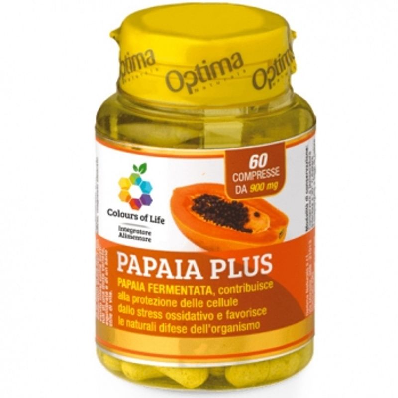 Optima Colours of Life Papaia Plus integratore alimentare antiossidante 60 compresse-1
