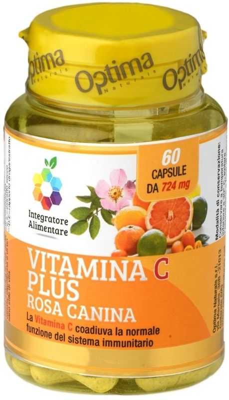 Optima Colours of Life Vitamina C Plus integratore alimentare utile per il sistema immunitario 60 ca-1