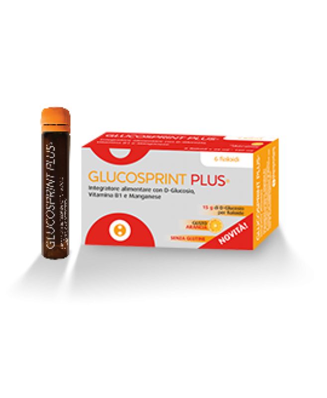 Glucosprint Plus Arancia integratore alimentare di vitamine 6 fiale-1
