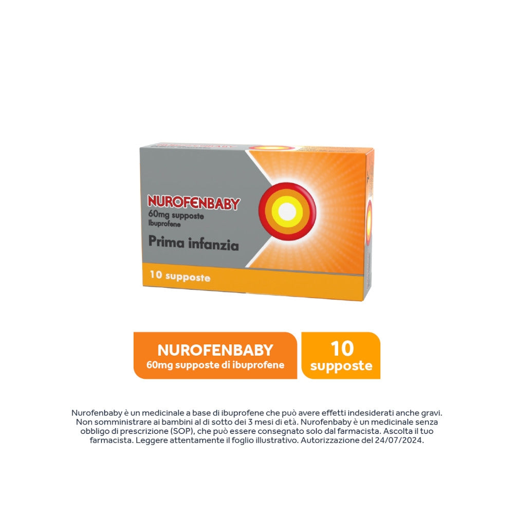 NurofenBaby 60mg Prima Infanzia 10 supposte-9