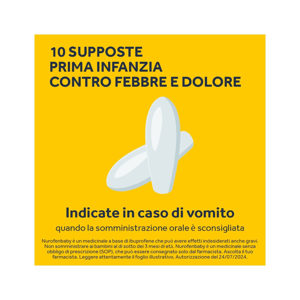 NurofenBaby 60mg Prima Infanzia 10 supposte-14