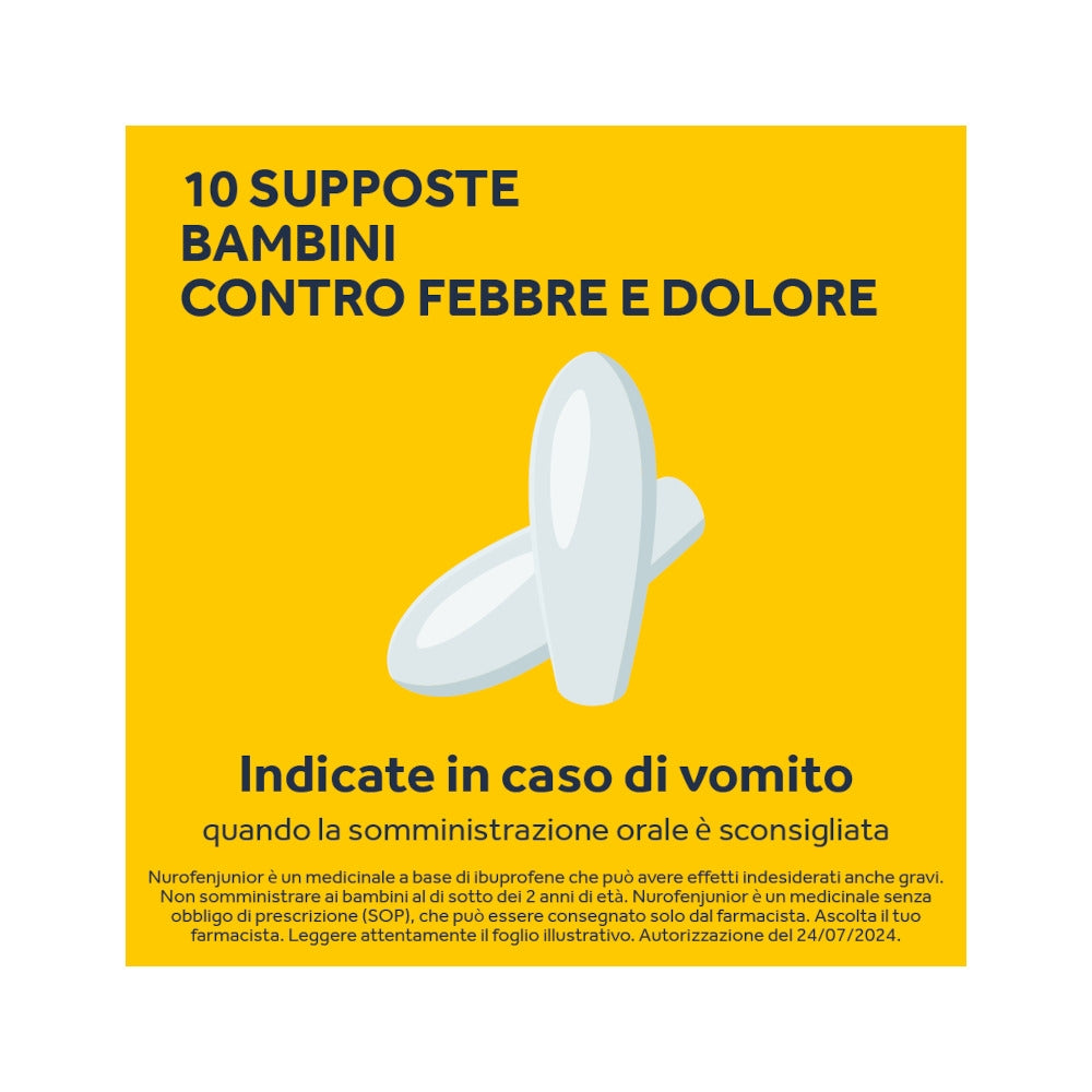 NurofenJunior 125mg Bambini 10 supposte-14