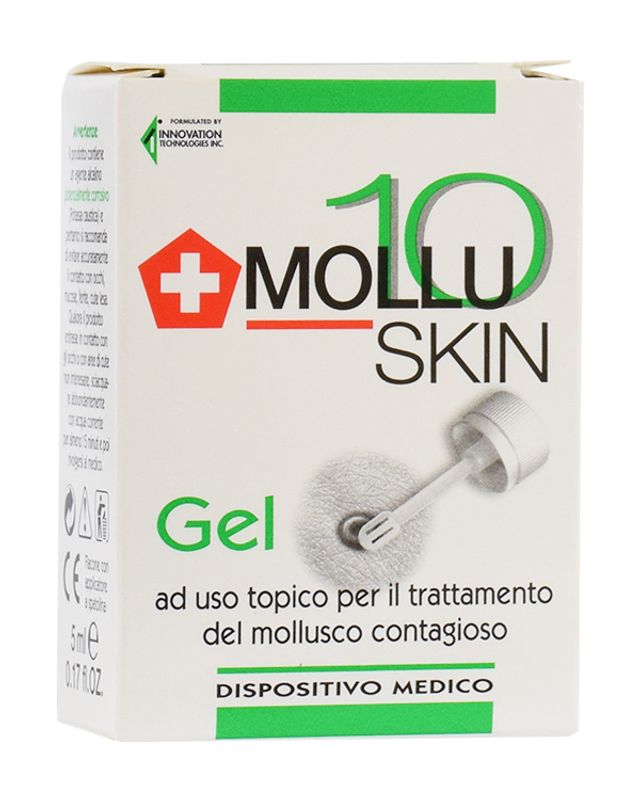Molluskin 10 Gel uso topico per il trattamento del mollusco contagioso-1