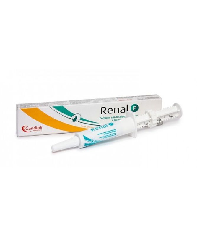 Candioli Renal P Pasta complemento alimentare utile per l'apparato urinario del gatto 15ml-1