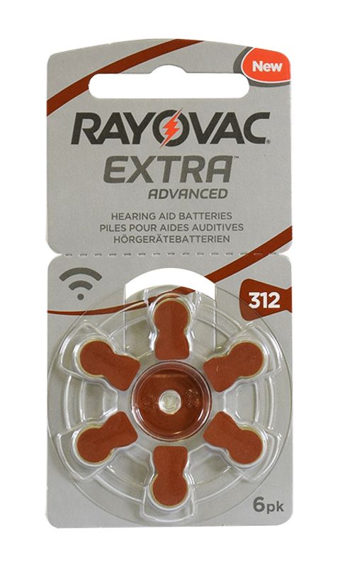 Rayovac 312 Extra Advanced 6 Pezzi-1