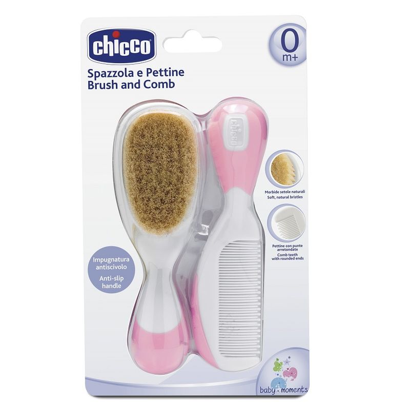 Chicco spazzola e pettine rosa-1