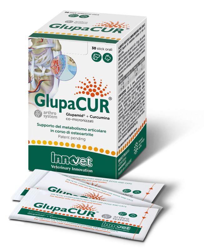 Glupacur per cani e gatti di ogni età affetti da osteoartrite 30 stick orali-1