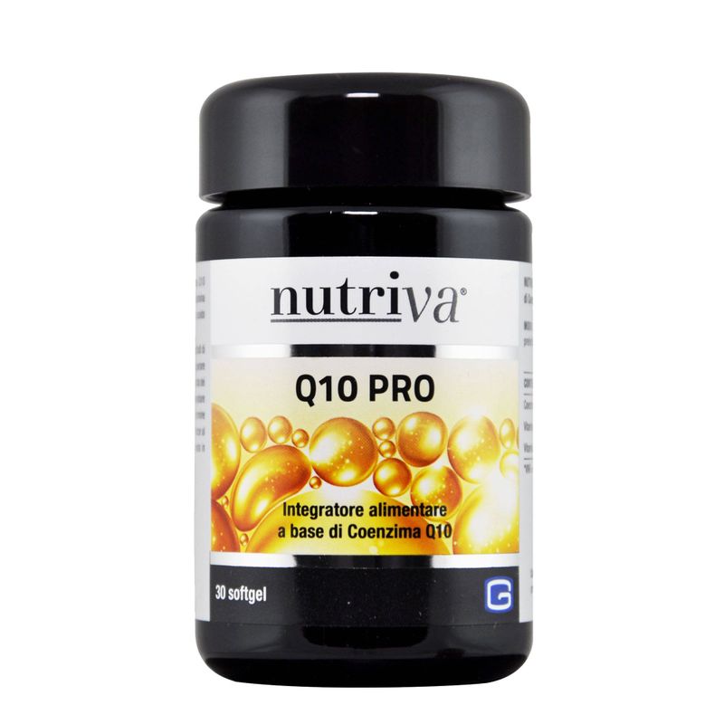 Nutriva Q10 Pro integratore alimentare utile come antiossidante e per la pelle 30 capsule-1