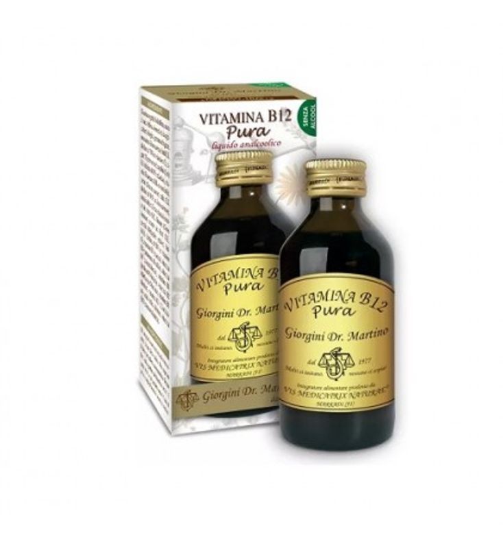 Dr. Giorgini Vitamina B12 Pura liquido analcolico utile per stanchezza e affaticamento 100ml-1