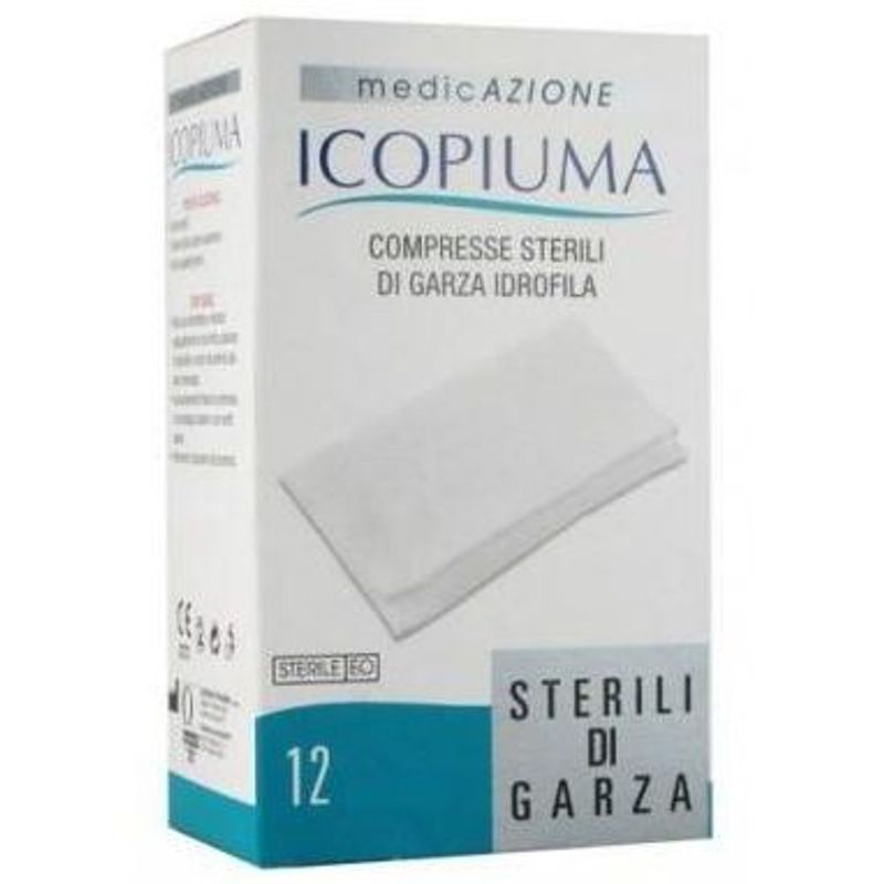 Garza Tnt Icopiuma 36x40cm compresse sterili di garza idrofila 12 pezzi-1