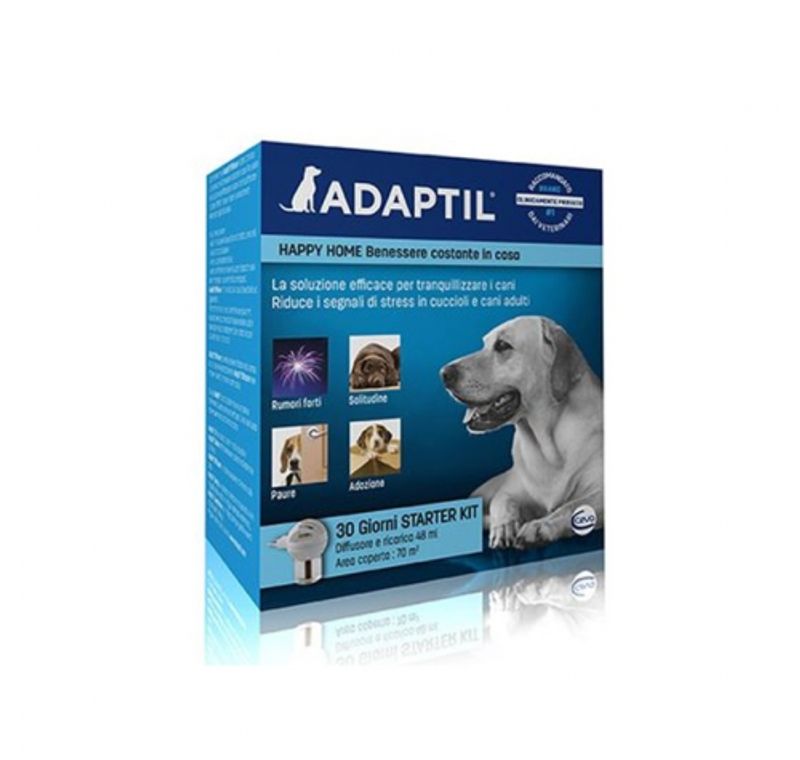 Adaptil "Happy Home" Diffusore di feromoni per tranquillizzare i cani + ricarica 48ml-1