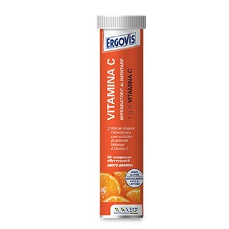 Ergovis Vitamina C 1000mg 20 compresse effervescenti-1