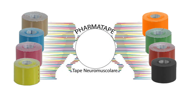 PB Pharma Cerotto Tape Neuromuscolare 5cmx5m colore Nero-1