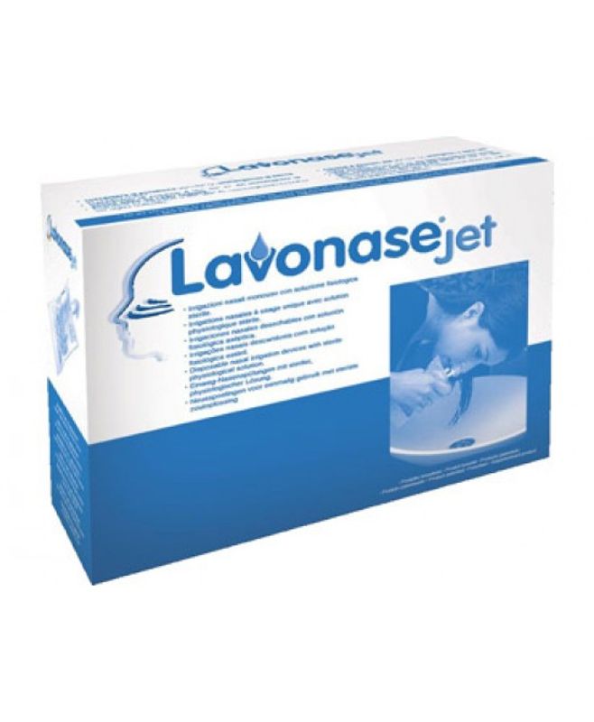 Lavonase 12 sacche da 250ml + 12 dispositivi per irrigazione nasale-1