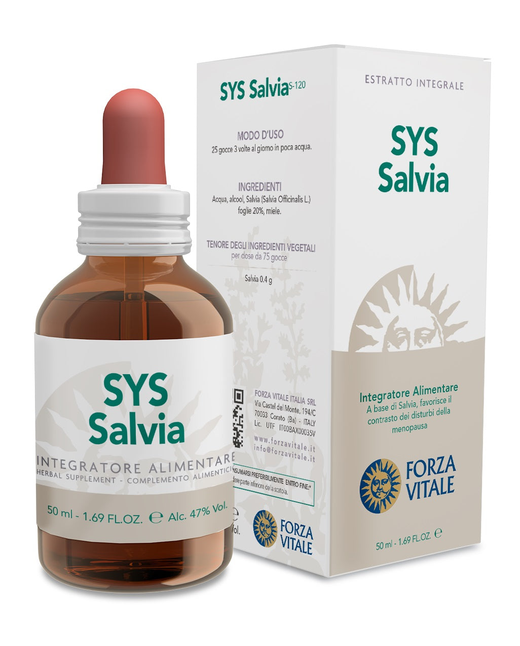 Forza Vitale Sys salvia utile contro i disturbi della menopausa gocce 50ml-1