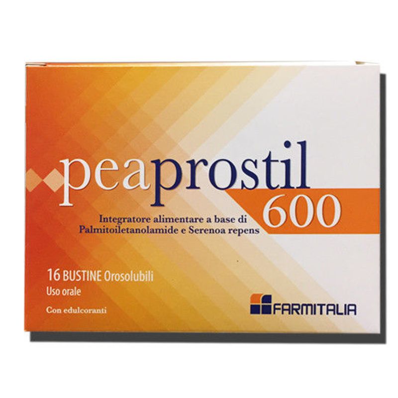 Peaprostil 600 prostata e vie urinarie 16 bustine orosolubili-1